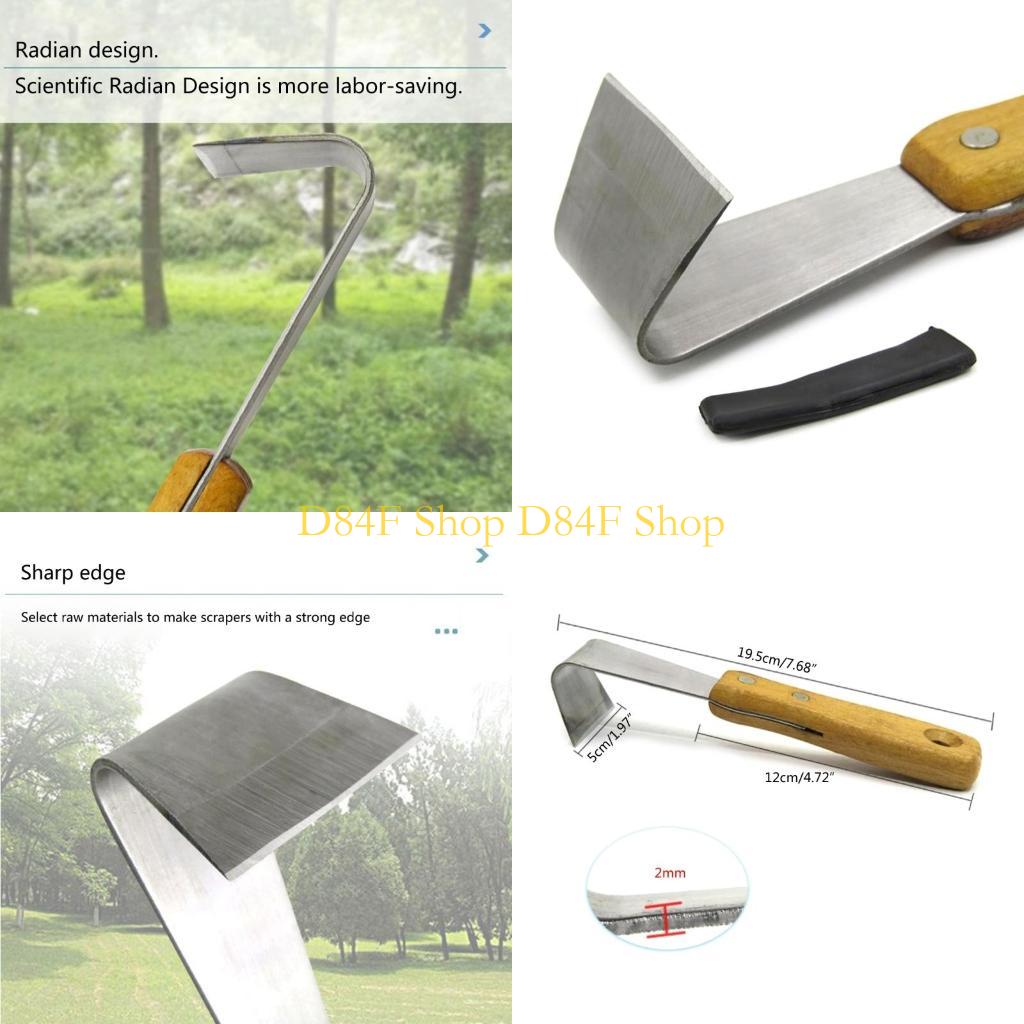 Gardening Tools Drawing - D84F Tool Bark Tree Peeler Draw