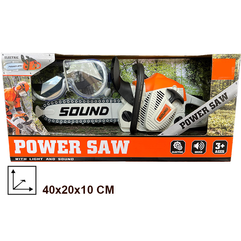 Toy Chainsaw with Goggles Chil - Gardening Tools For 10 Year Olds recension och pris