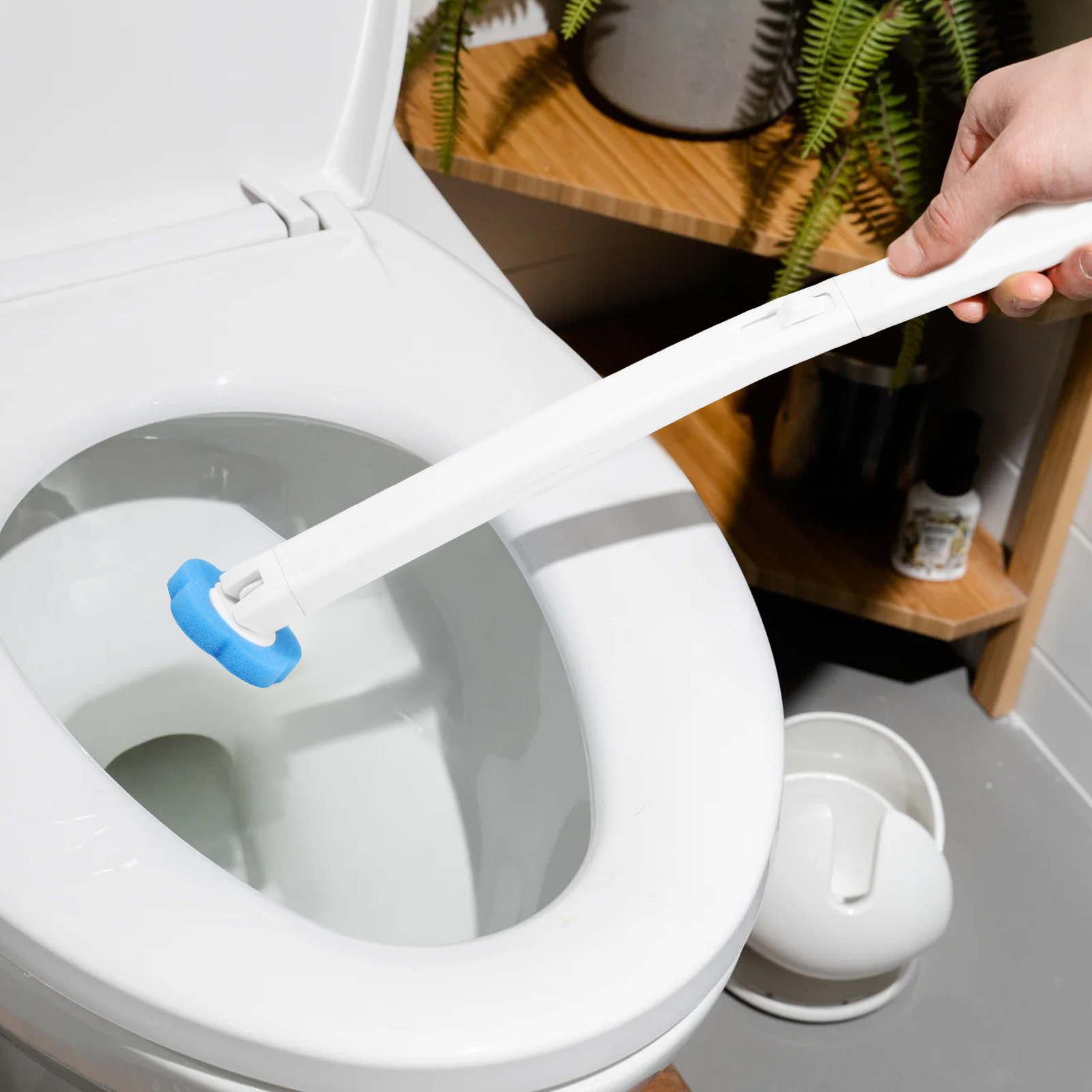 New Toilet Brush Disposable Re - Gardening Tools Long Handle recension och pris