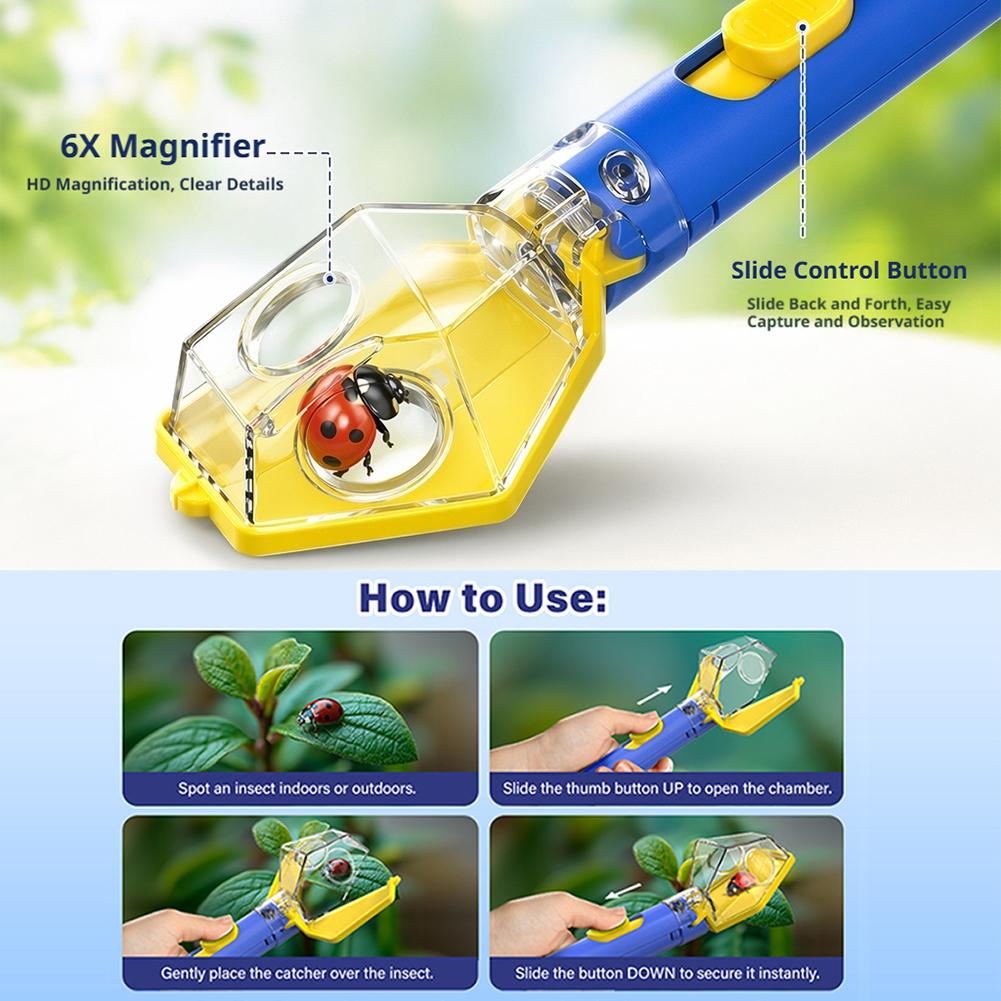 Handheld Insect Catcher Viewer - Gardening Tools For 10 Year Olds recension och pris
