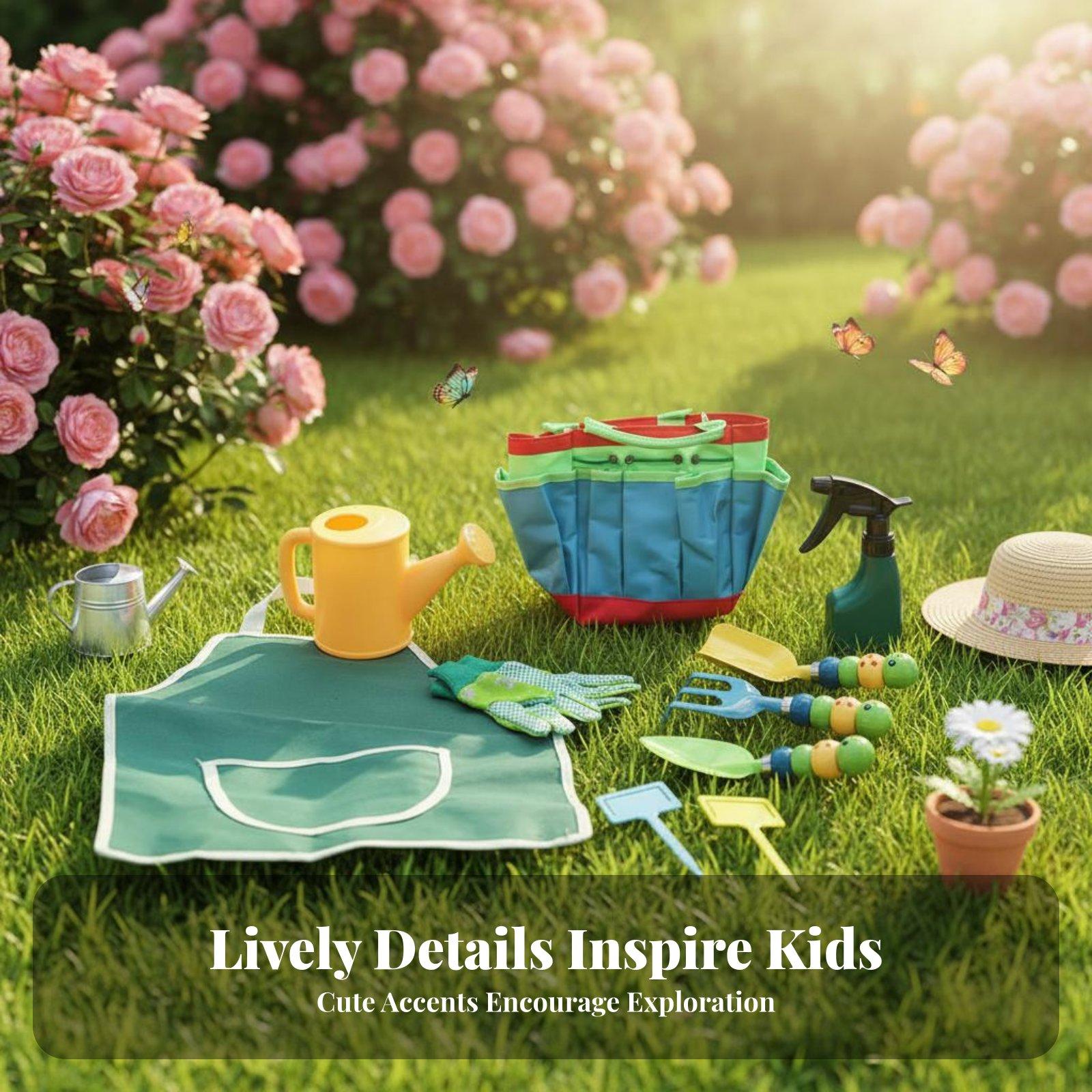 10 Pieces Kids Gardening Tool  - Gardening Tools Girls recension och pris