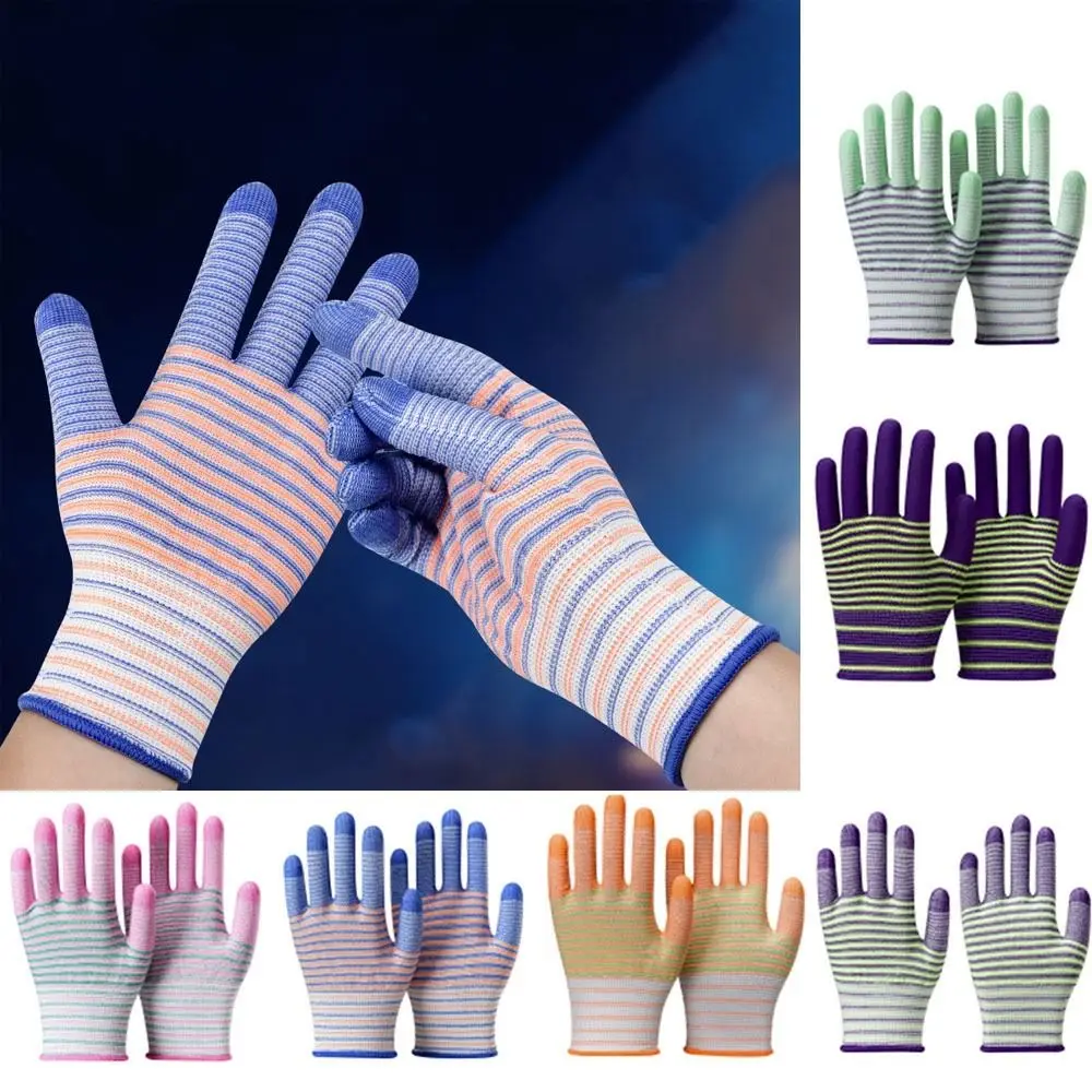 2/3/5 Pairs of PU Coated Zebra - Gardening Tools Gloves recension och pris