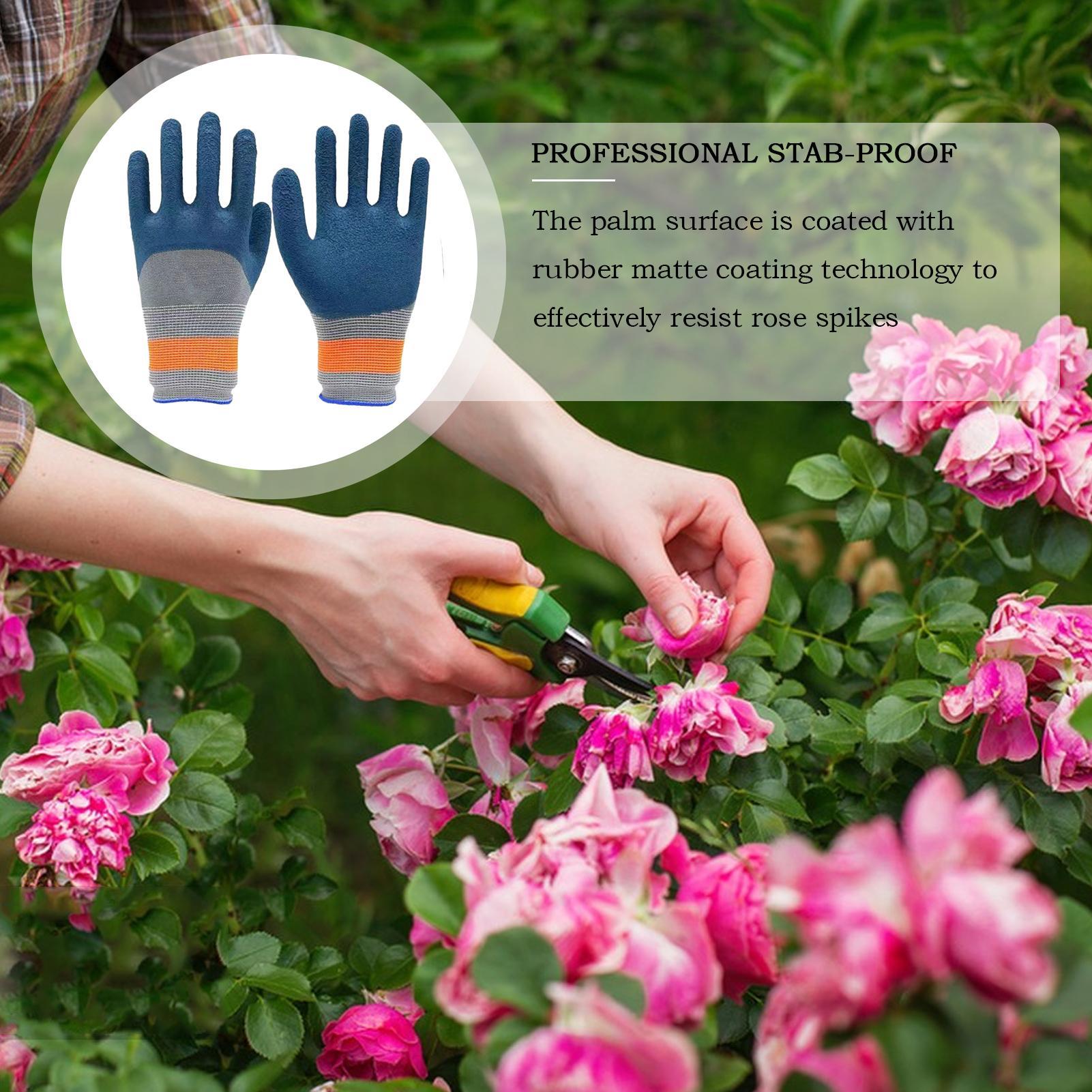 1Pair of Gardening Gloves Rubb - Gardening Tools Gloves recension och pris
