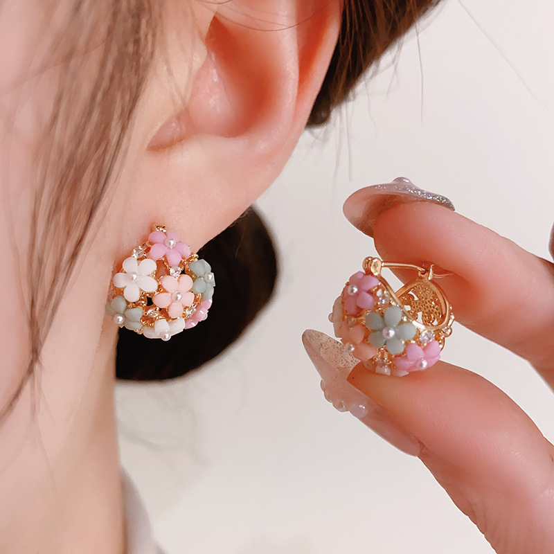 Fashionable Zircon Pearl Flowe - Gardening Tools Girls recension och pris