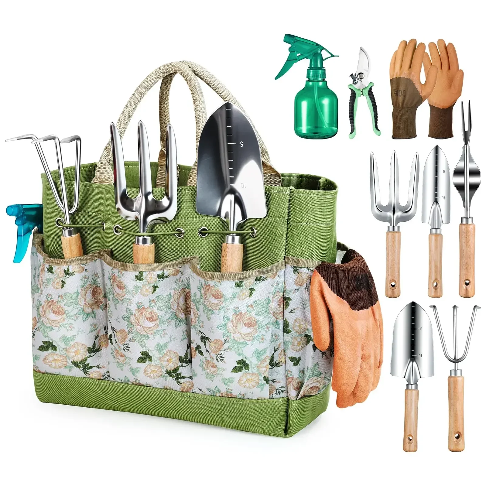 Gardening Tools 9-Piece Heavy  - Gardening Tools Gloves recension och pris