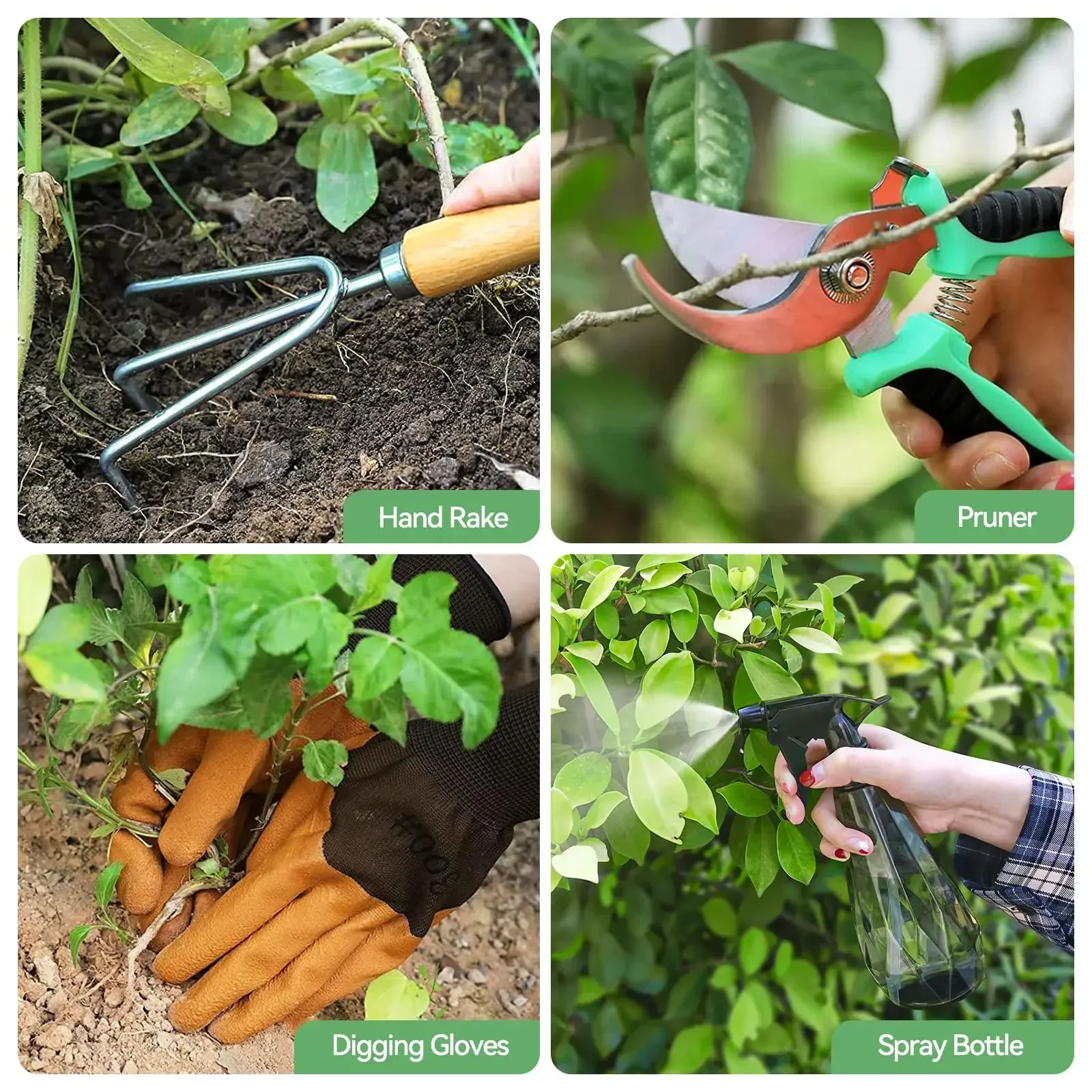 Gardening Tools 9-Piece Heavy  - Gardening Tools Gloves recension och pris