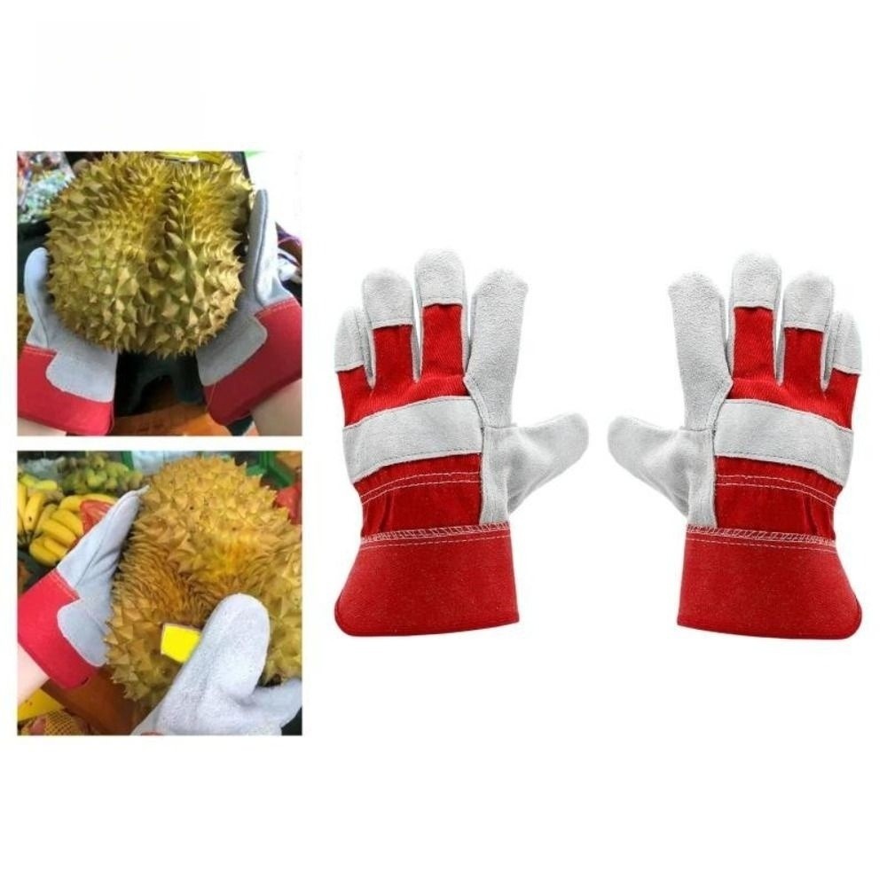 Cowhide Leather Gardening Glov - Gardening Tools Gloves recension och pris