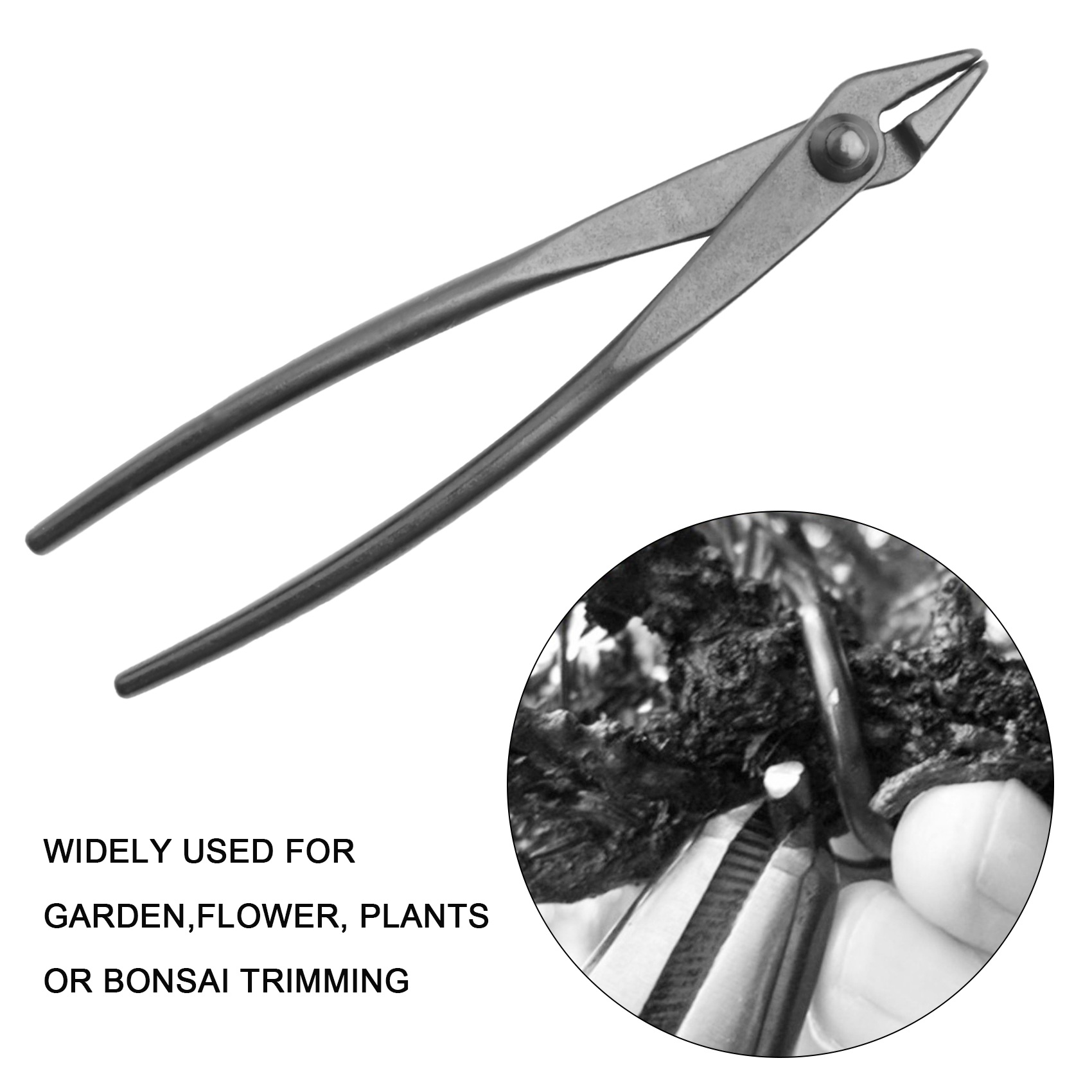 20cm Round Edge Steel Garden P - Gardening Tools Drawing recension och pris