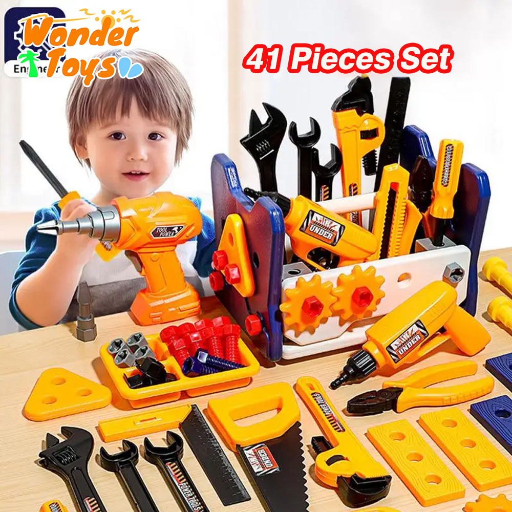 41Pieces Set with Electric Dri - Gardening Tools Girls recension och pris