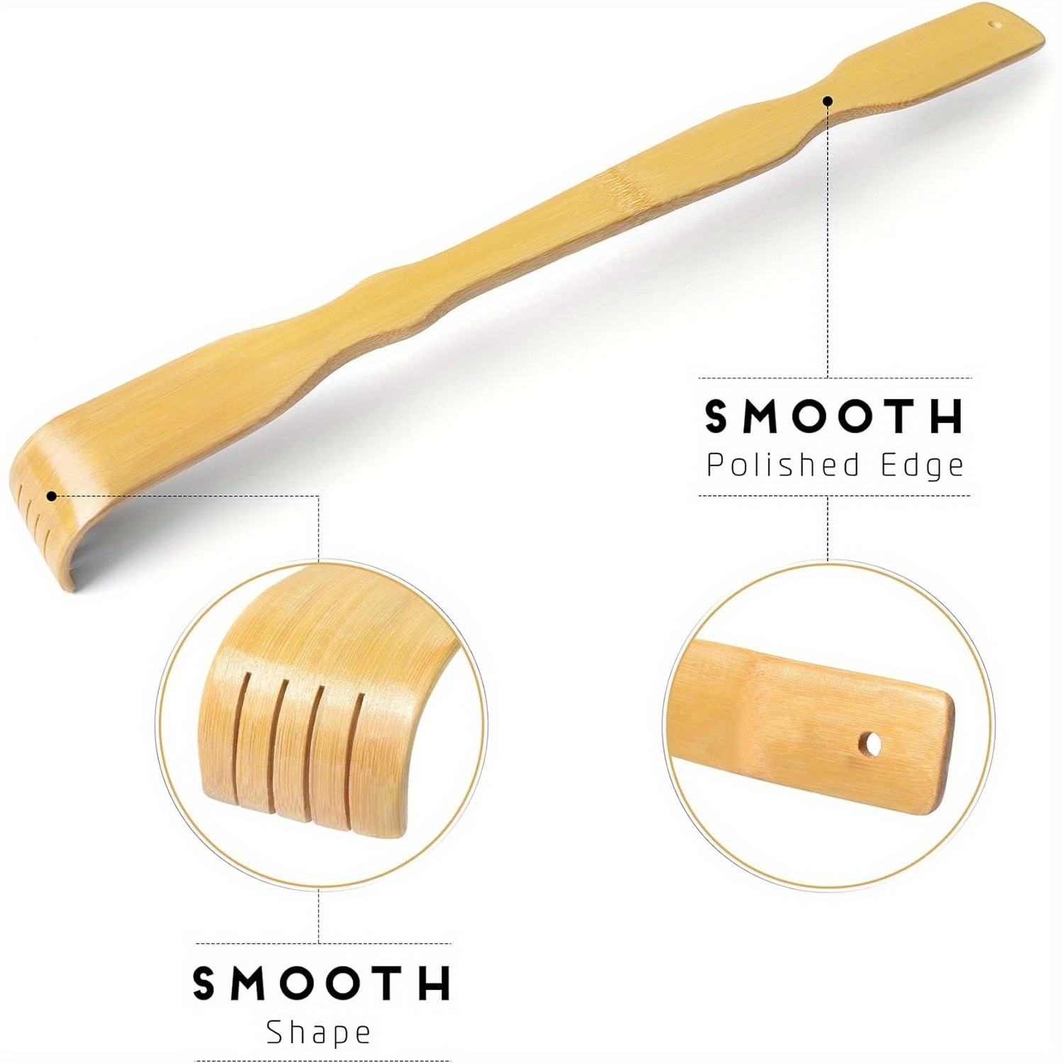 Bamboo Back Scratcher – Natura - Gardening Tools Long Handle recension och pris