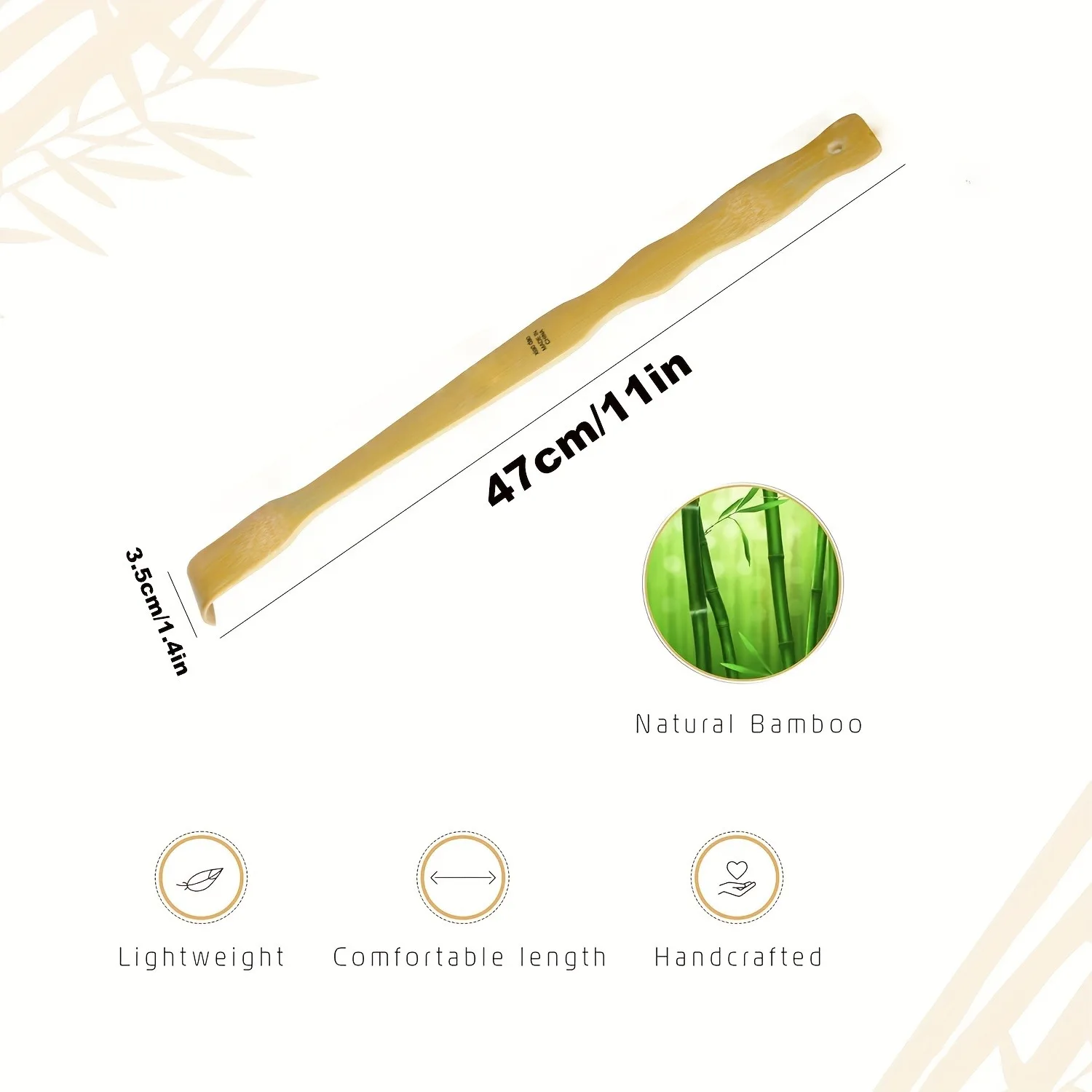 Bamboo Back Scratcher – Natura - Gardening Tools Long Handle recension och pris