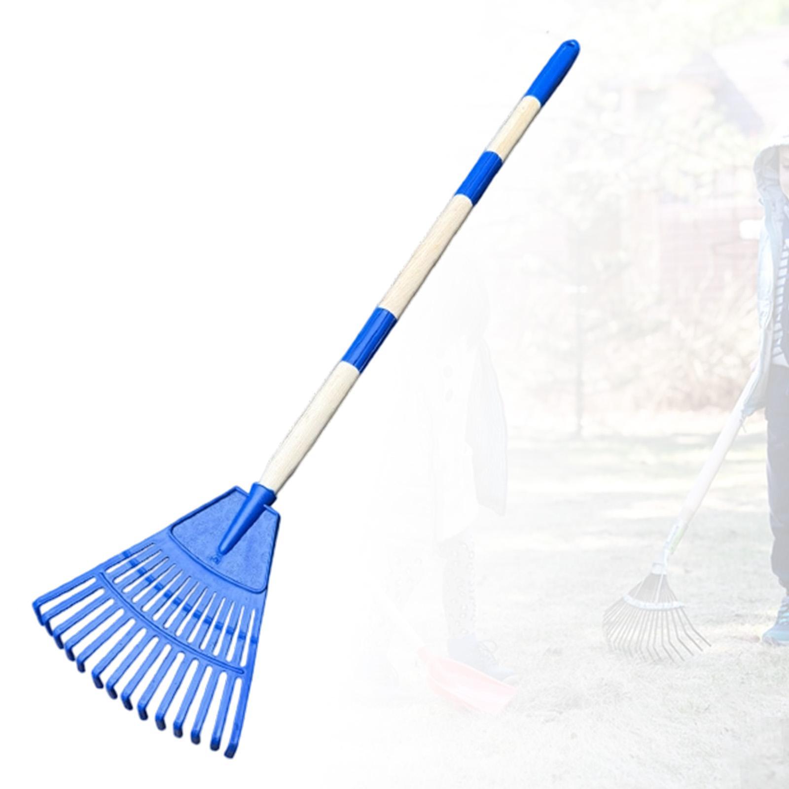 Small Leaf Rake 3 Sections Ste - Gardening Tools For 10 Year Olds recension och pris