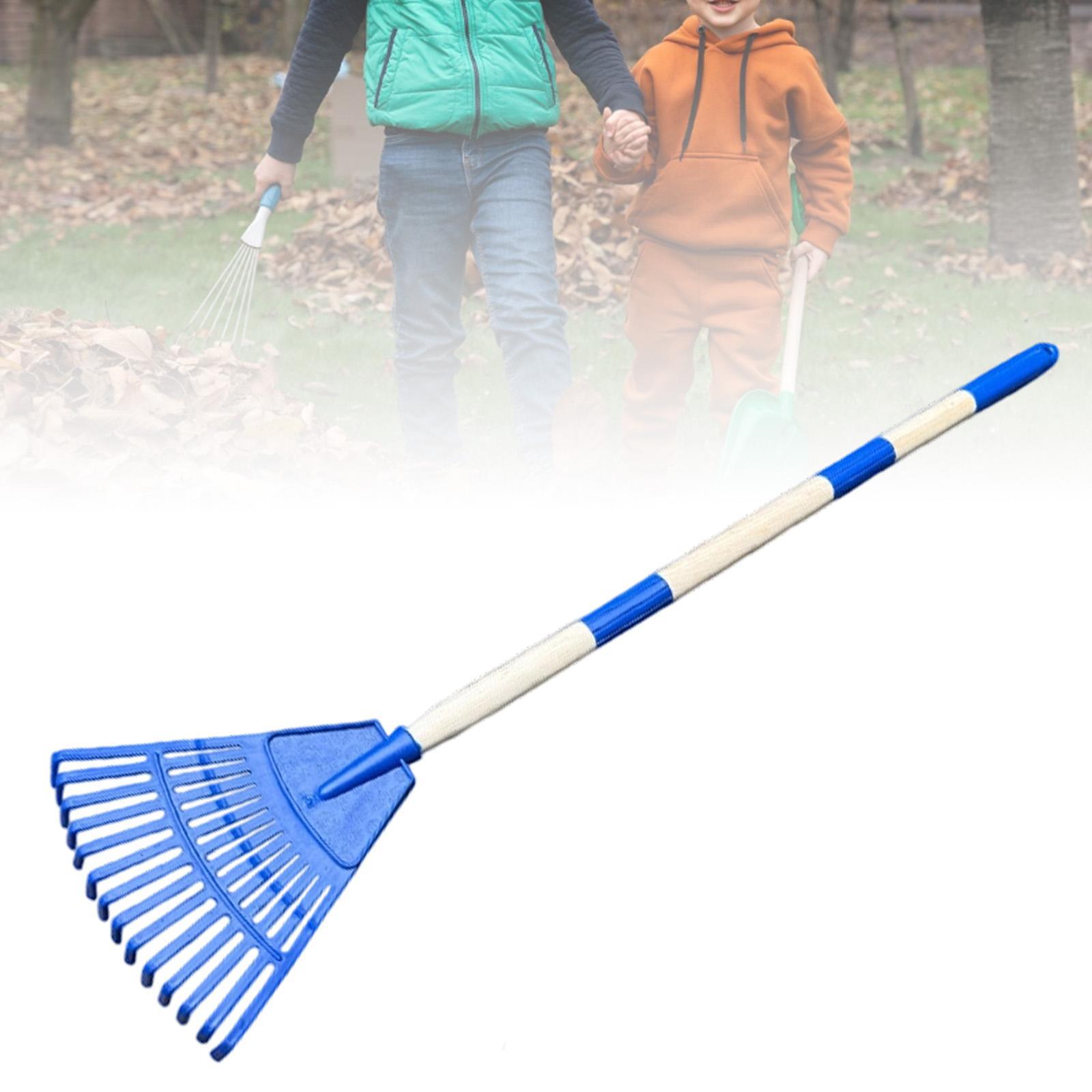 Small Leaf Rake 3 Sections Ste - Gardening Tools For 10 Year Olds recension och pris