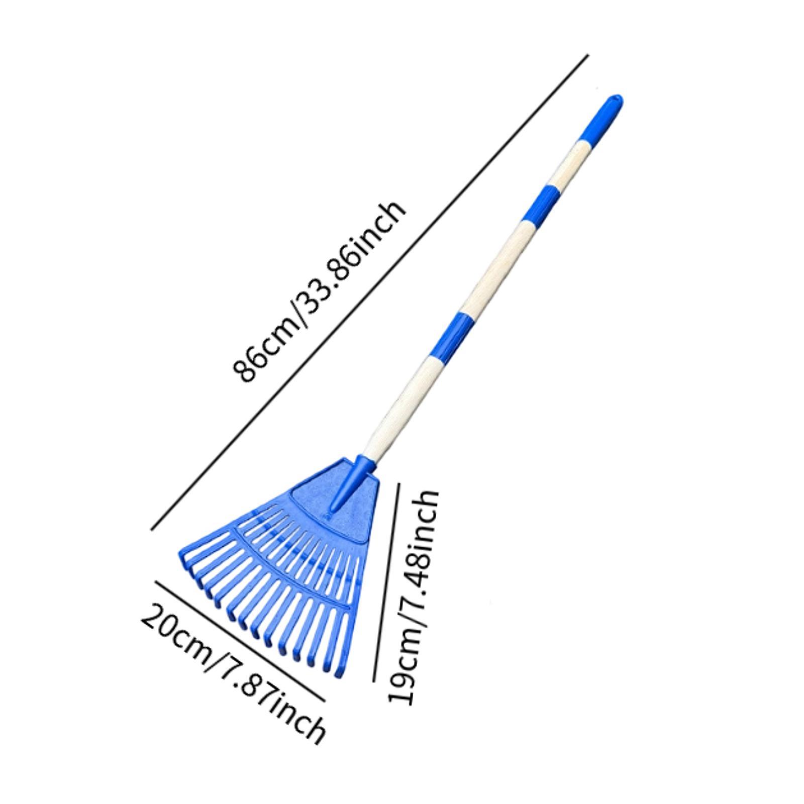 Small Leaf Rake 3 Sections Ste - Gardening Tools For 10 Year Olds recension och pris