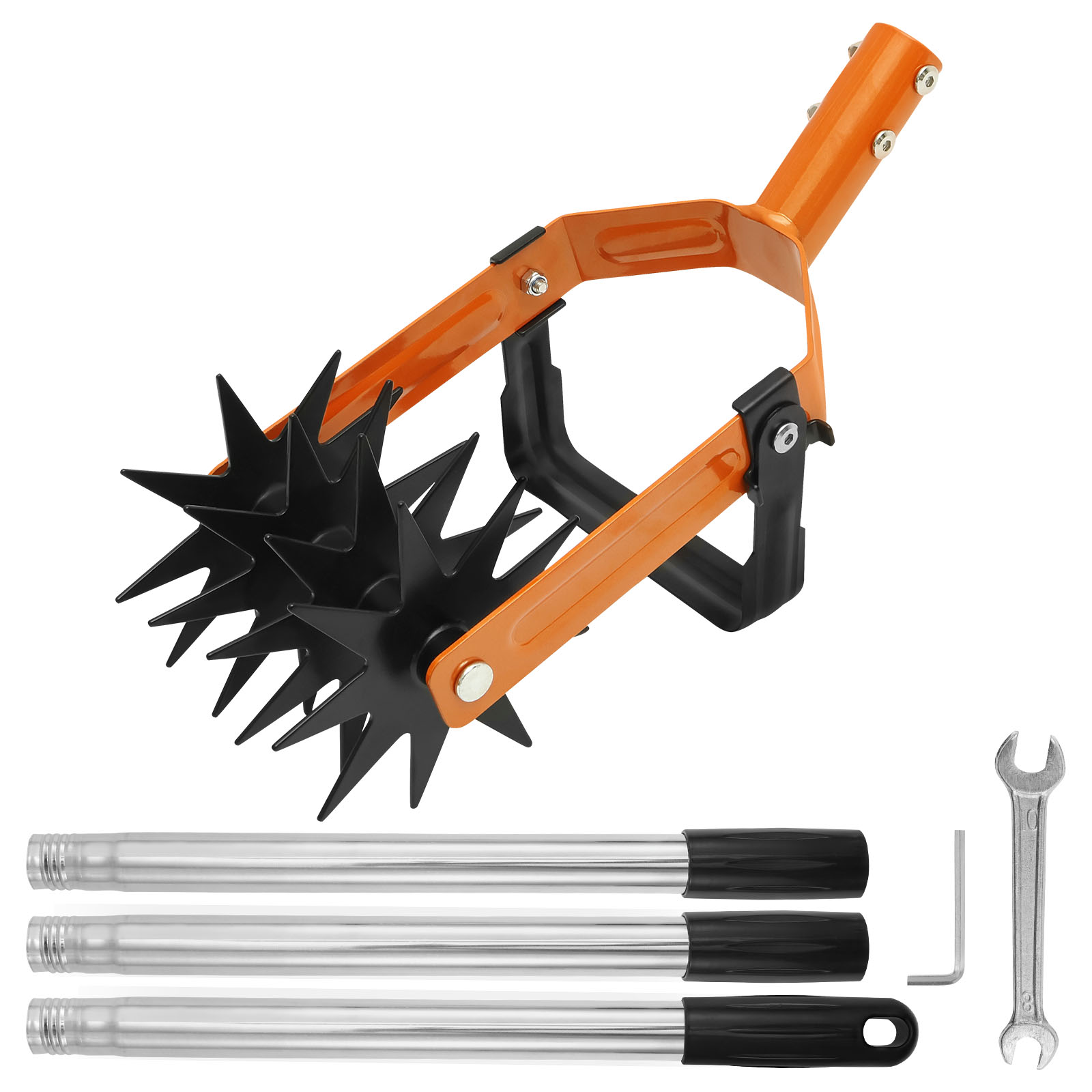 New 2-in-1Tiller Tool Stainles - Gardening Tools Long Handle recension och pris