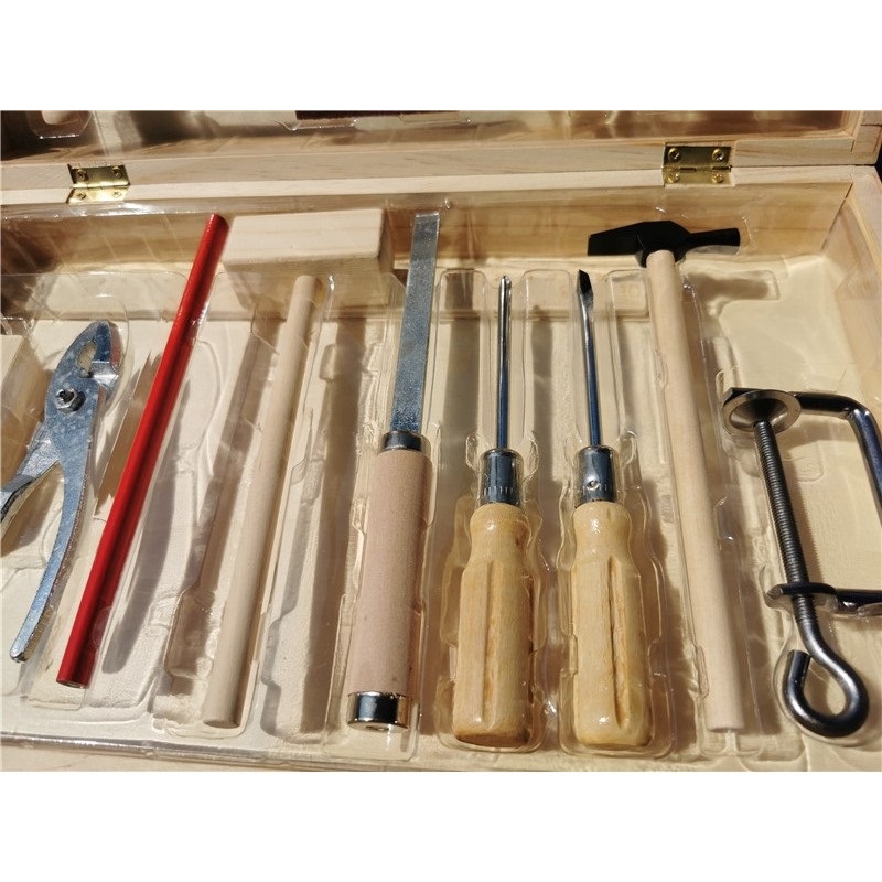 Children Real Life Wooden Carp - Gardening Tools For 10 Year Olds recension och pris