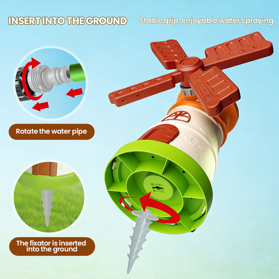 Outdoor Rotating Windmill Spri - Gardening Tools Girls recension och pris