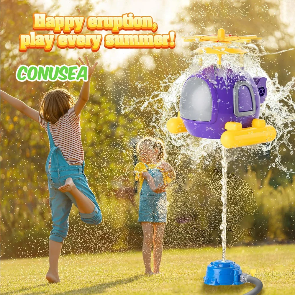 Helicopter Sprinkler Water Toy - Gardening Tools Girls recension och pris