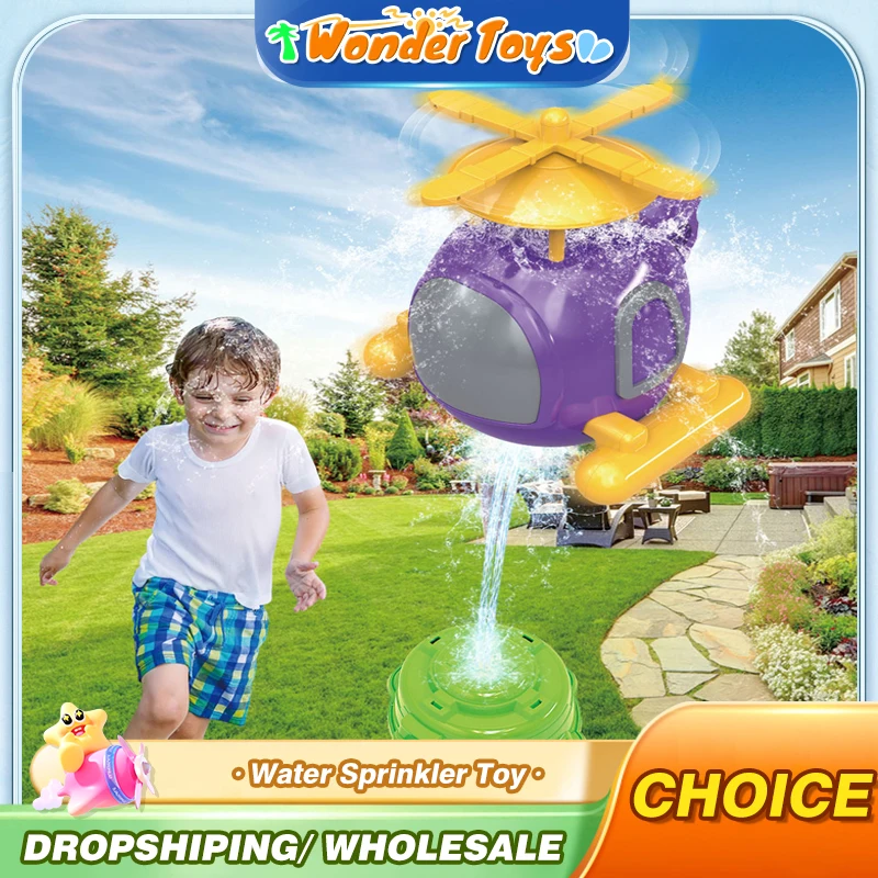 Helicopter Sprinkler Water Toy - Gardening Tools Girls recension och pris
